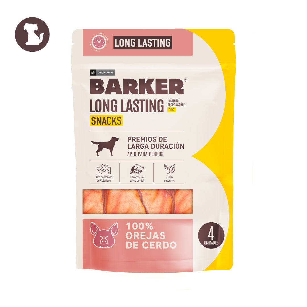 Long Lasting Snacks - Orejas de Cerdo (4 unidades)