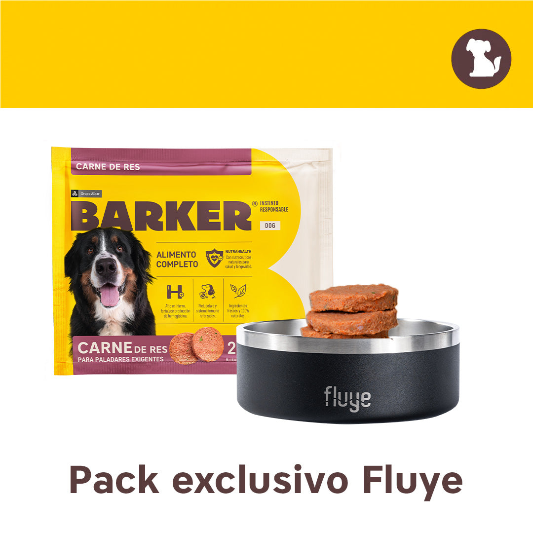 BARKER CARNE + FLUYE PETS CURITIBA 950ML