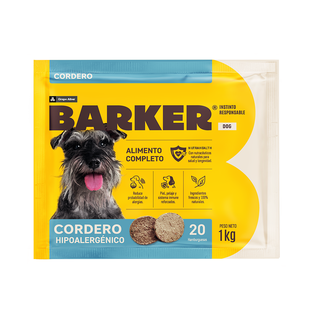 Barker Cordero 1KG (20 Hamburguesas)