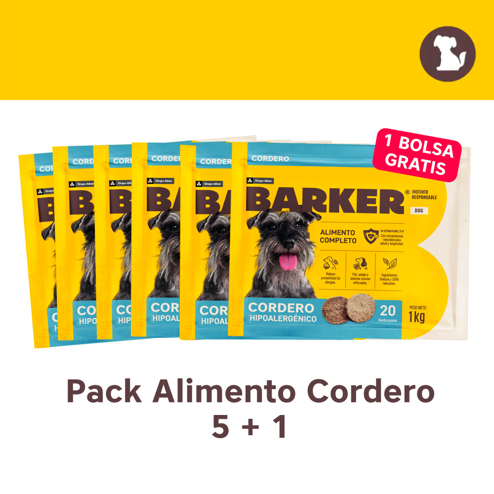 Pack Alimento Cordero - 5+1