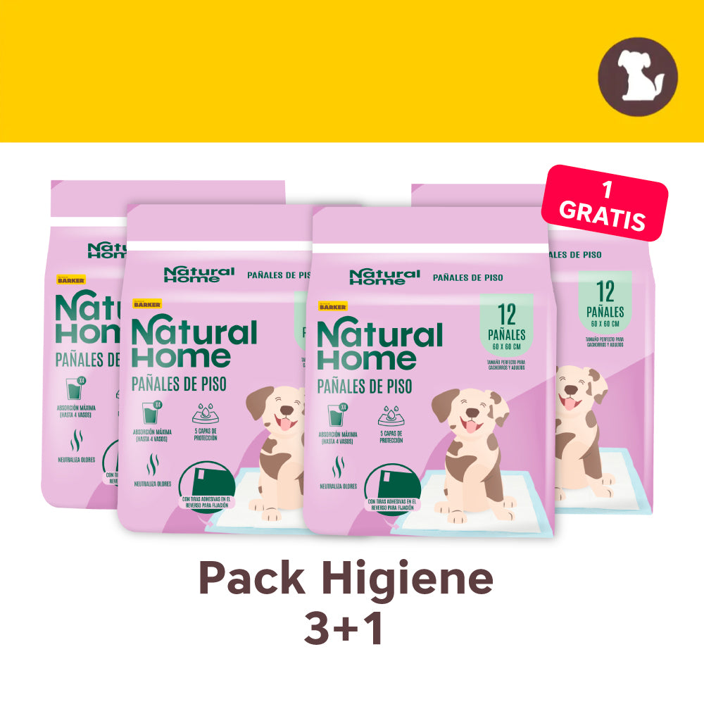 Pack Pañales de Piso (3+1)