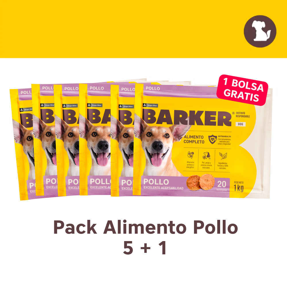 Pack Alimento Pollo - 5+1