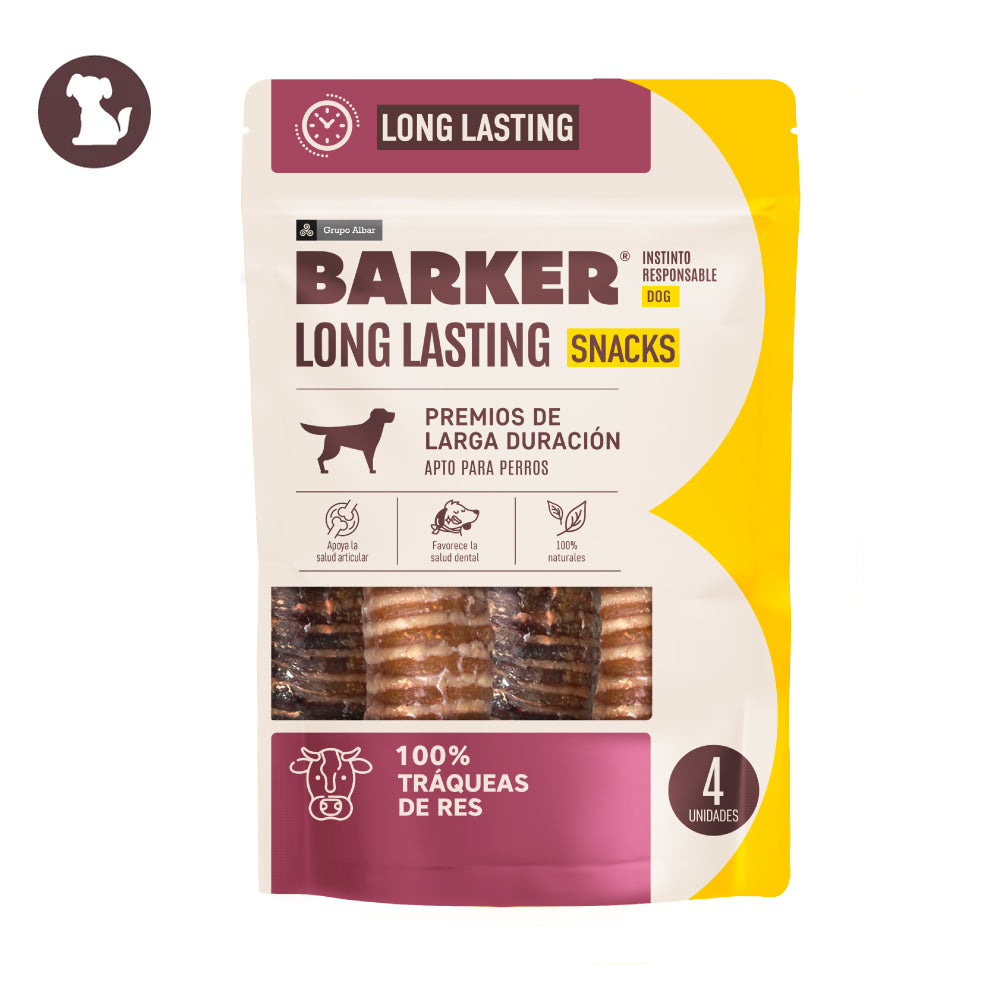Long Lasting Snacks - Tráqueas de Res (4 unidades)