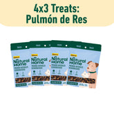 Pack 4x3 Treats: Pulmón de Res
