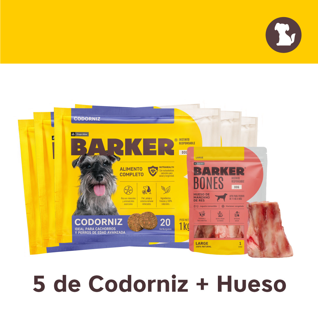 Pack Barkero: Codorniz + Bone GRATIS