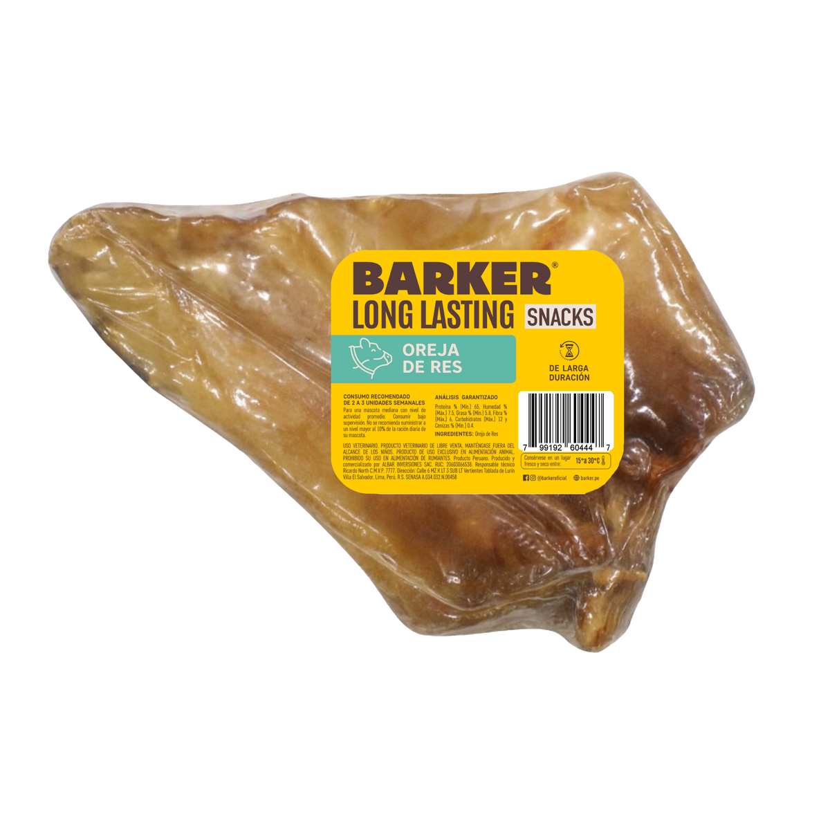 Long Lasting Snacks - Oreja de Res (1 unid.)