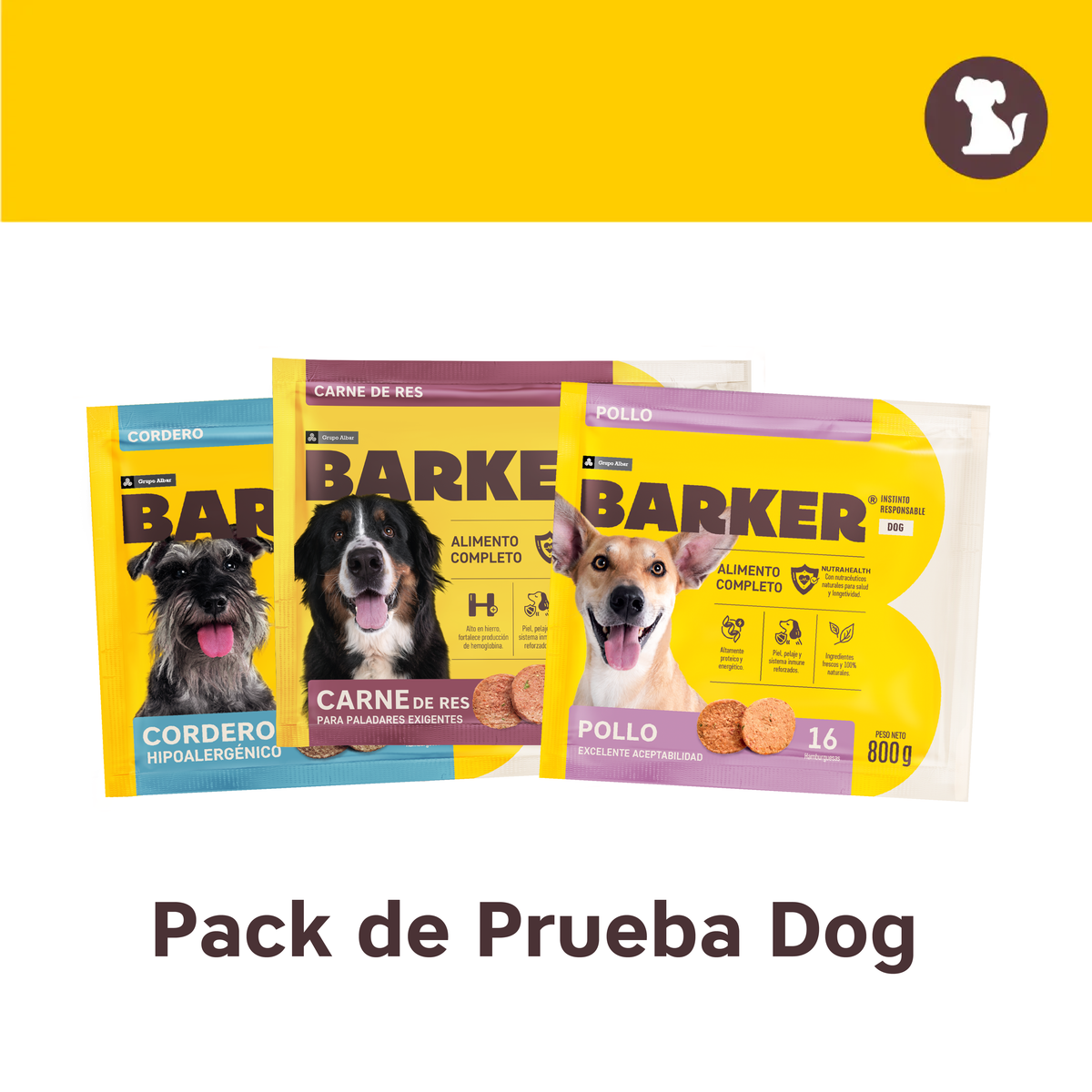 Pack de Prueba Barker Dog - Alimentación Natural